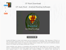 Tablet Screenshot of cfroot.com
